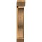 Ekena Millwork Funston Slat Rough Sawn Bracket w/ Offset Brace, Western Red Cedar, 6"W x 24"D x 32"H BKT0604X24X32FST06RWR - alternate 4